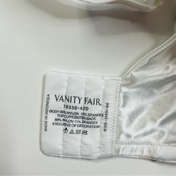 Vanity Fair Illumination Zoned In Support Full Figure Underwire Bra 42D - Picture 6 of 8
